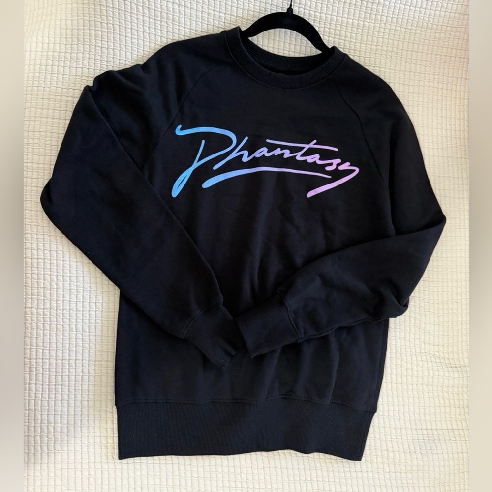 Black Sweatshirt for Erol Alkan label, Phantasy Sound (size small)